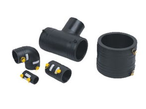 PE电熔管件模具制品与钢管的组合应用